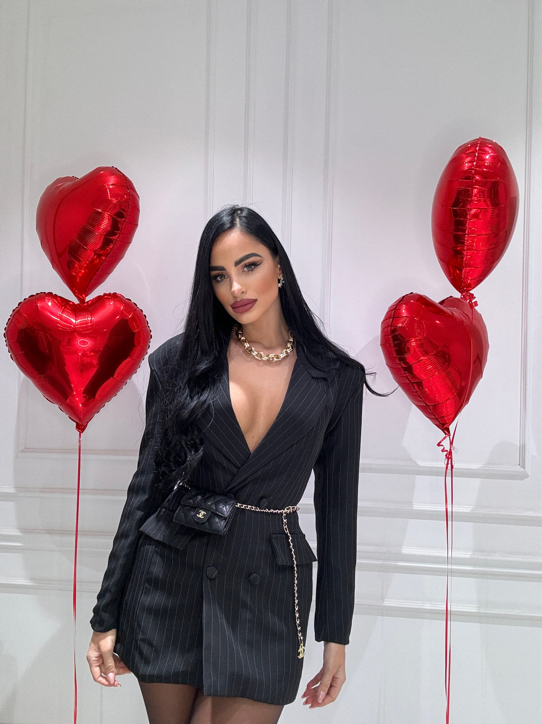 Abito/blazer gessato