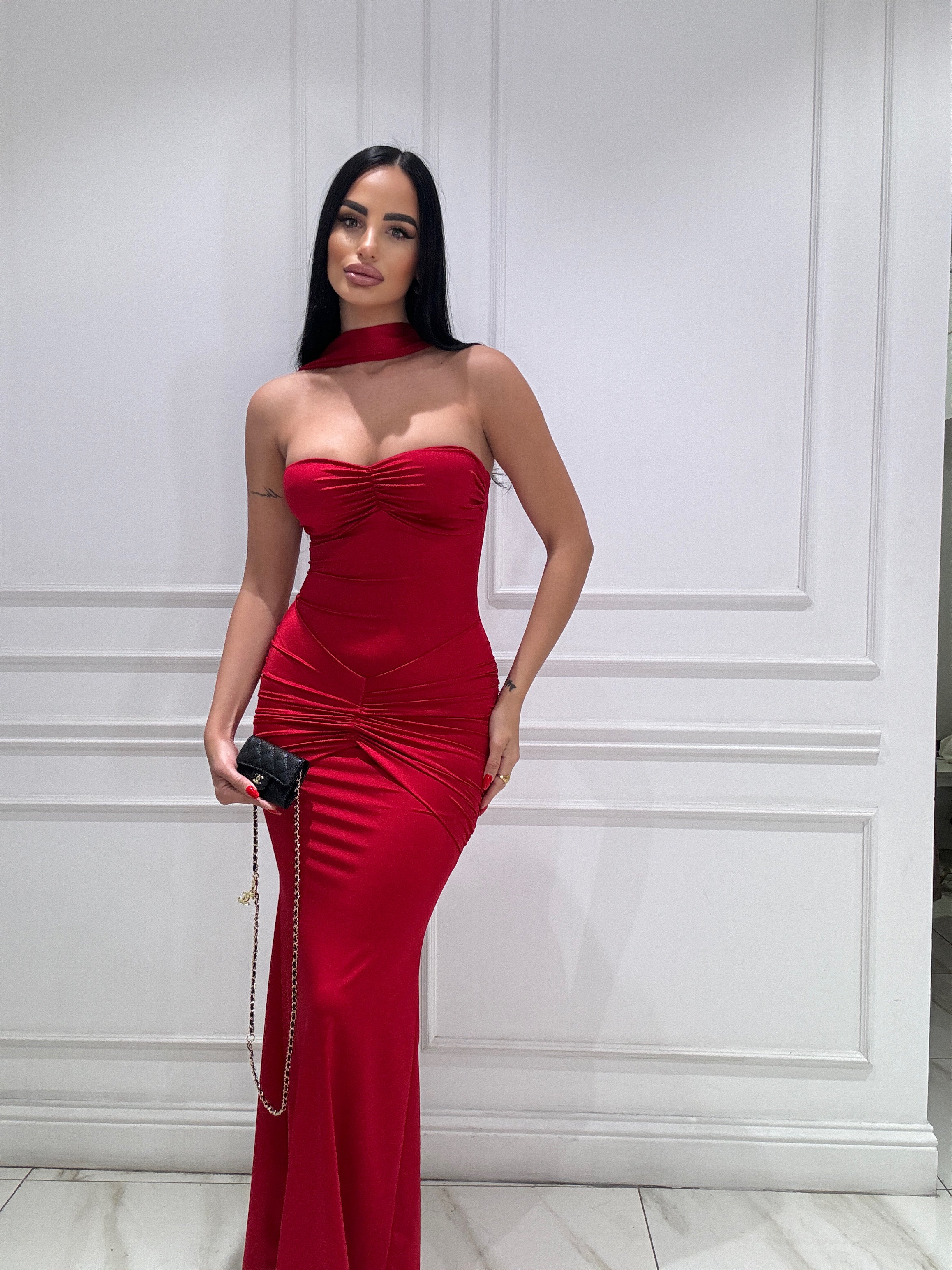 Vestito red velvet
