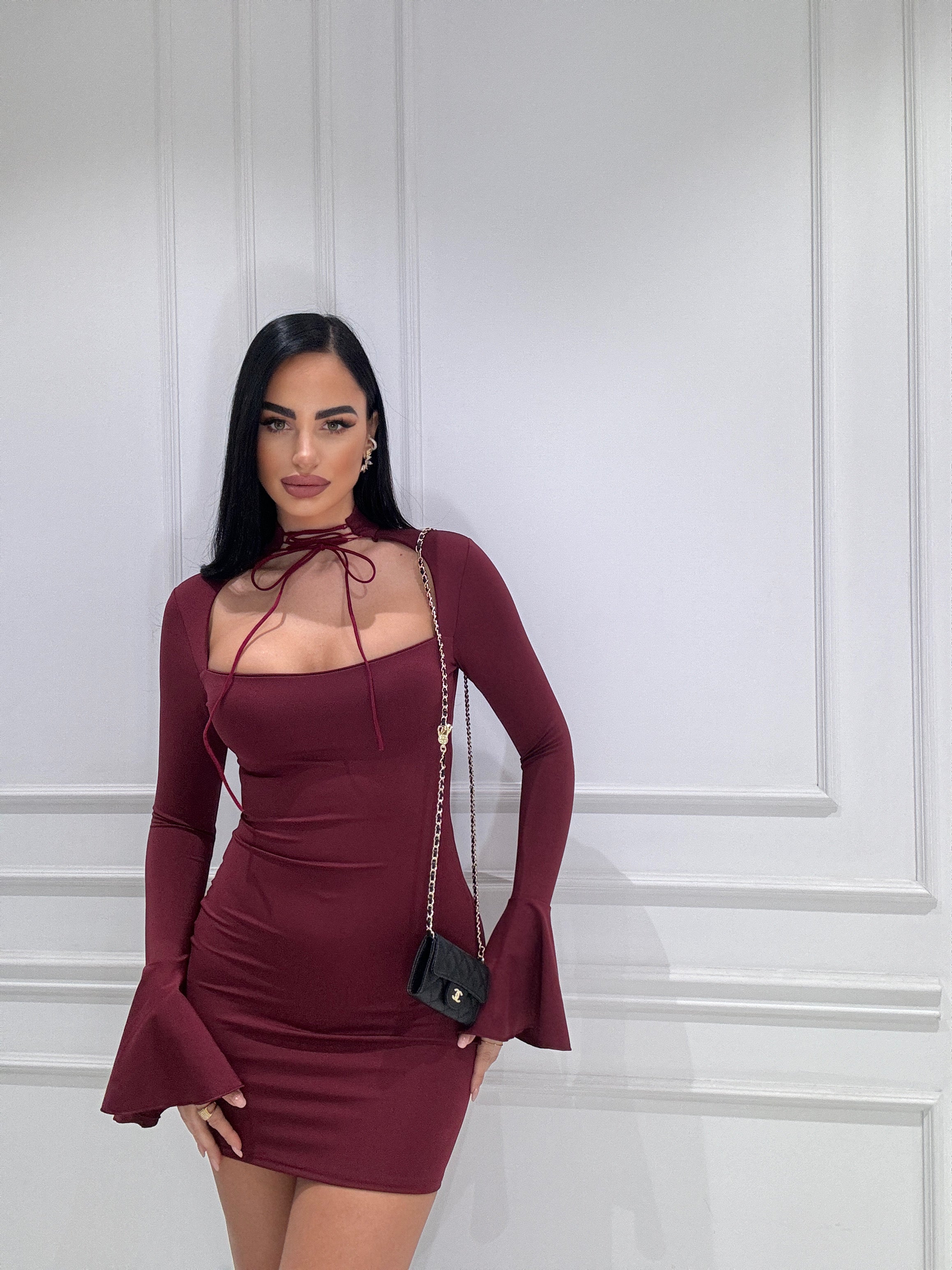 Vestito lovely bordeaux