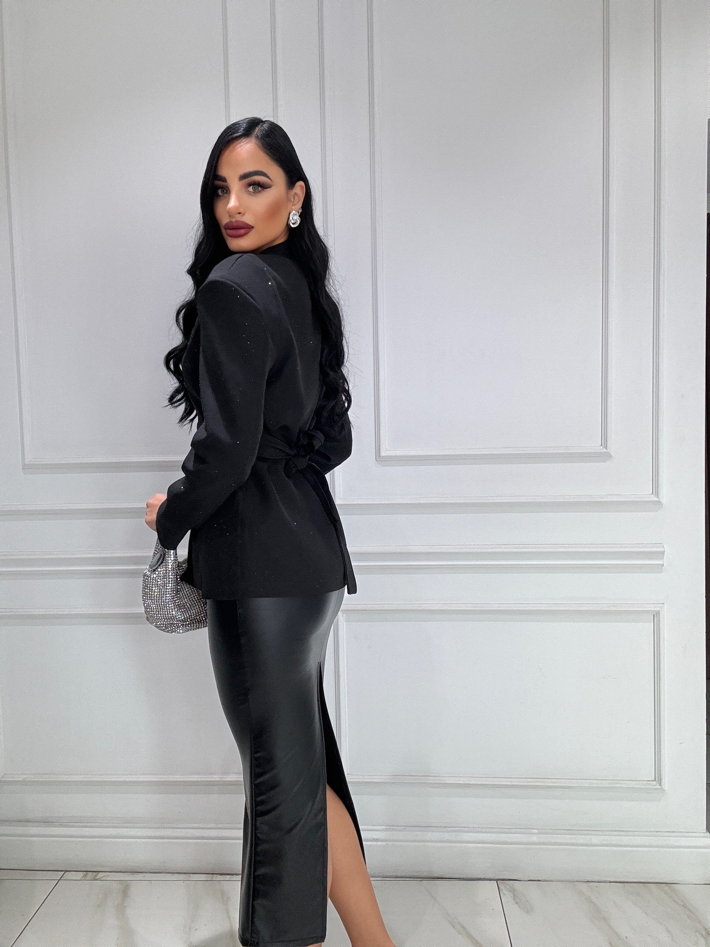 Blazer strass avvitato