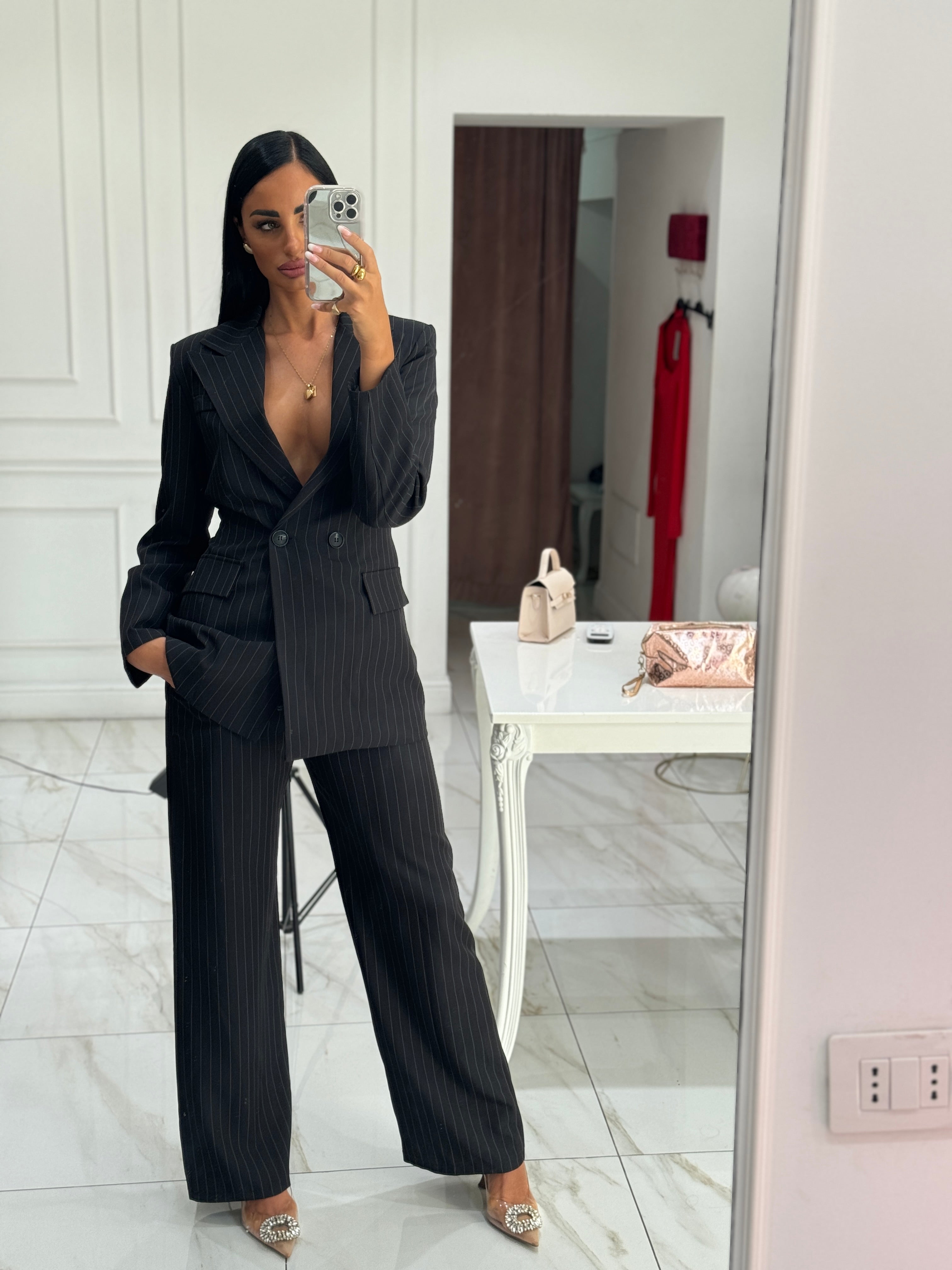 Tailleur gessato