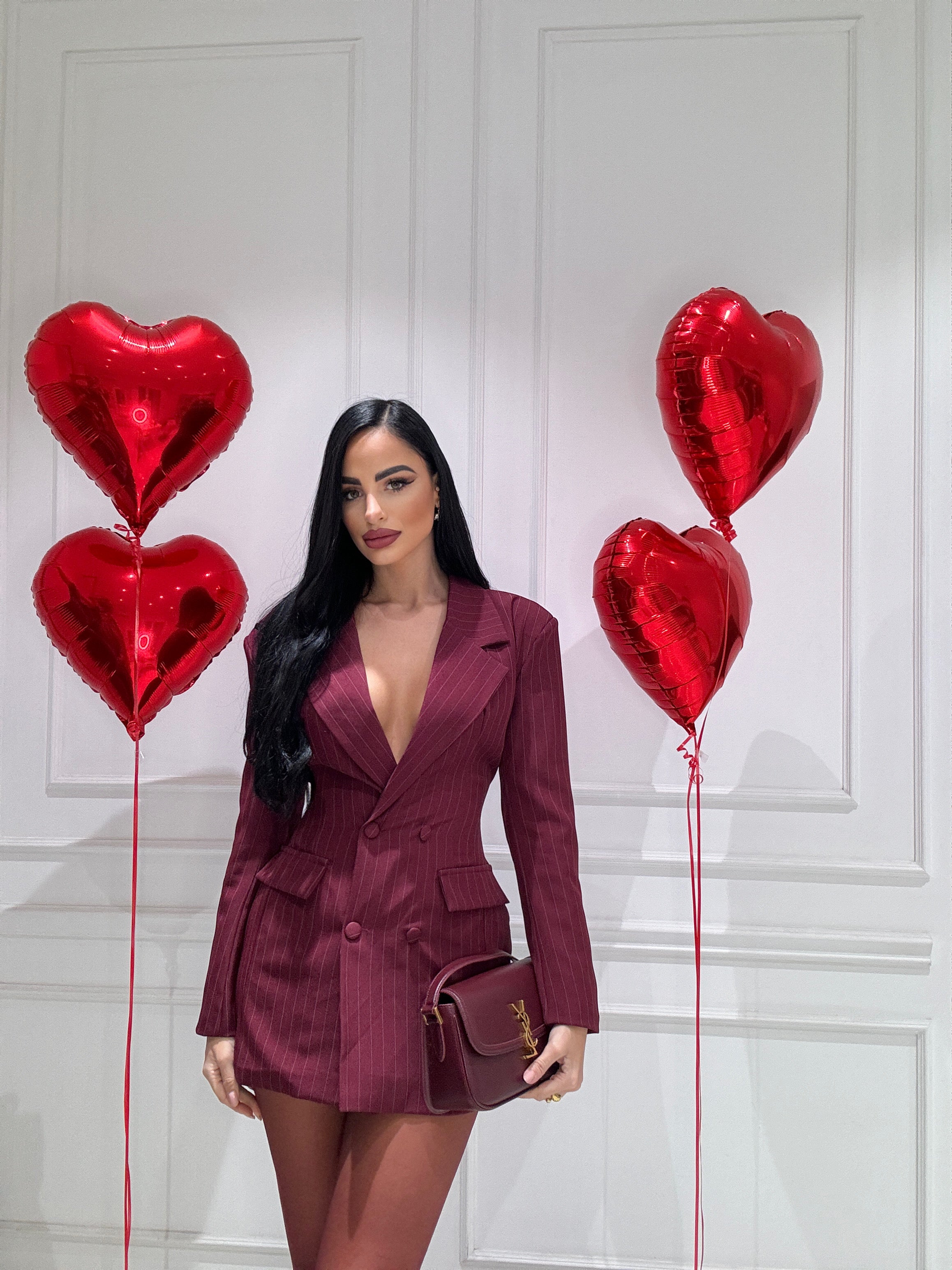 Abito/blazer gessato