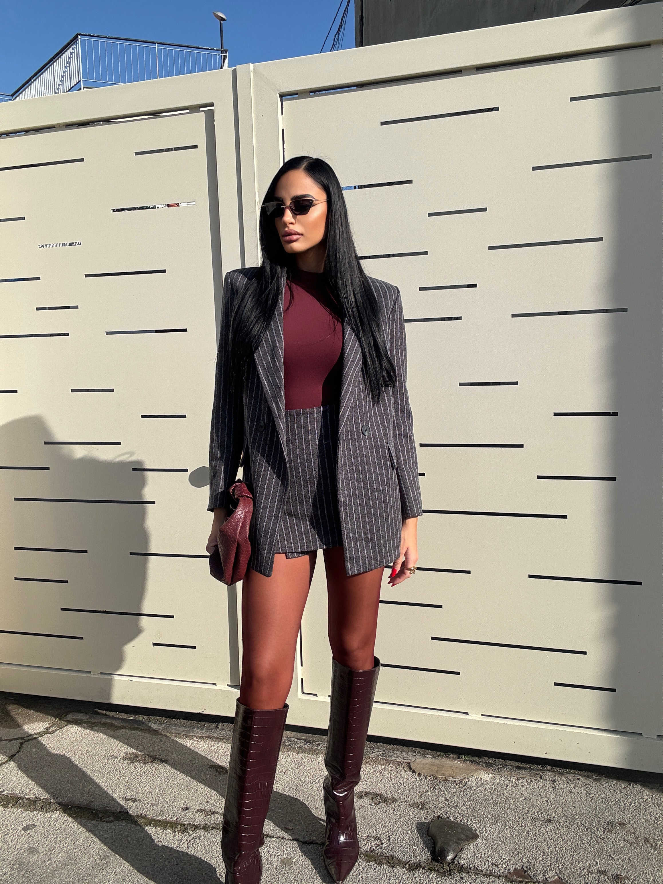 Coordinato Emily il Paris lana