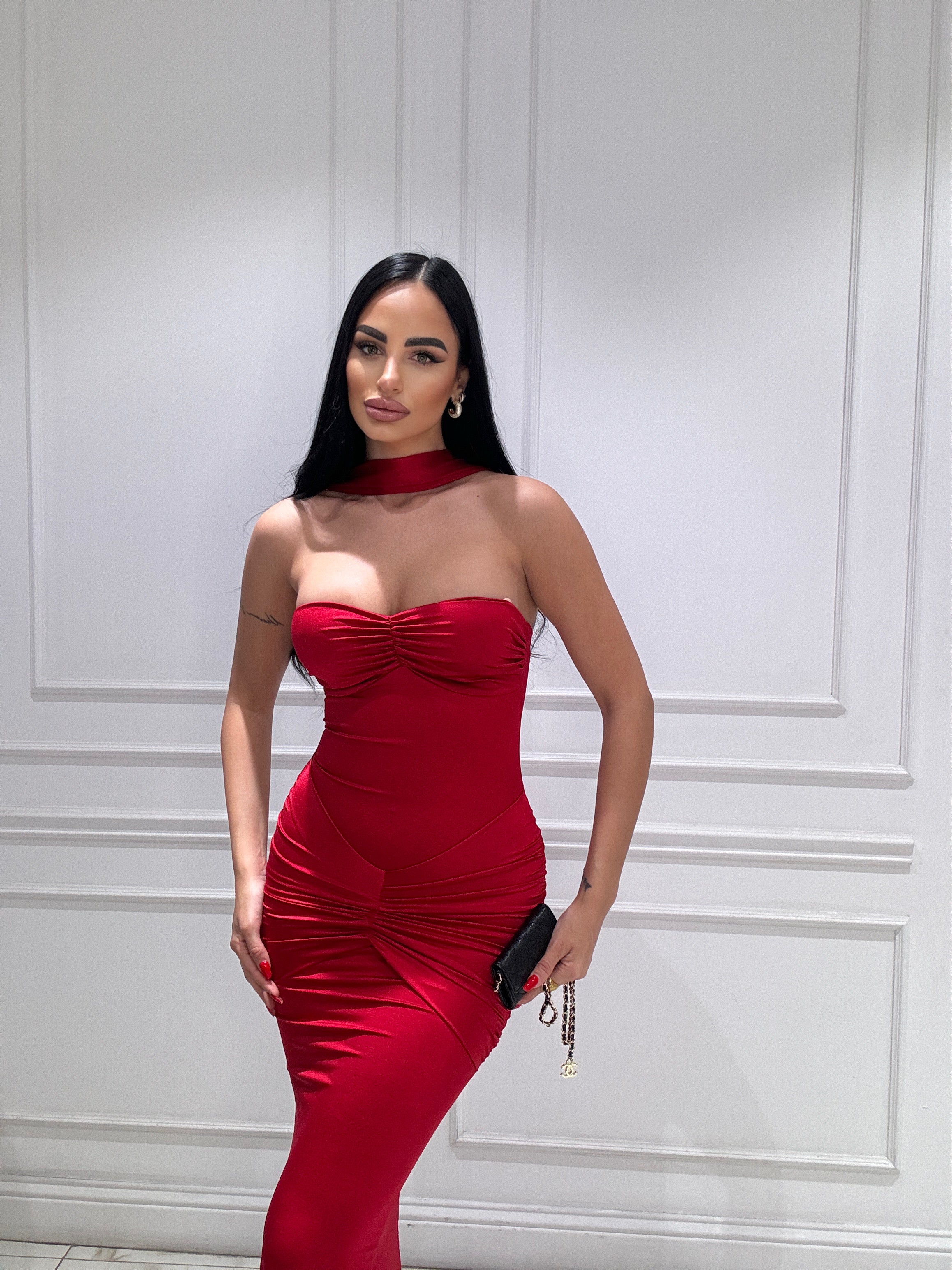 Vestito red velvet