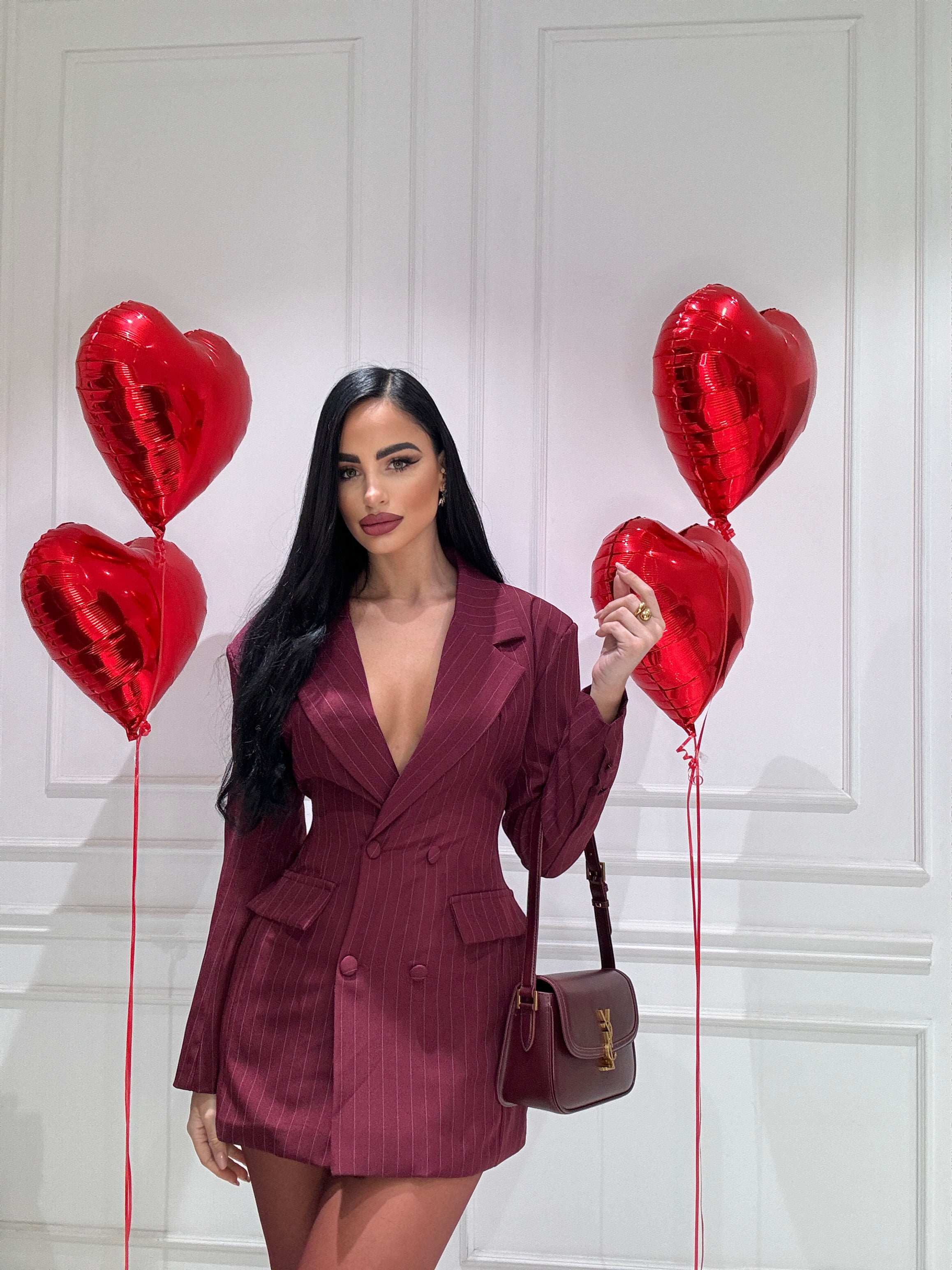 Abito/blazer gessato