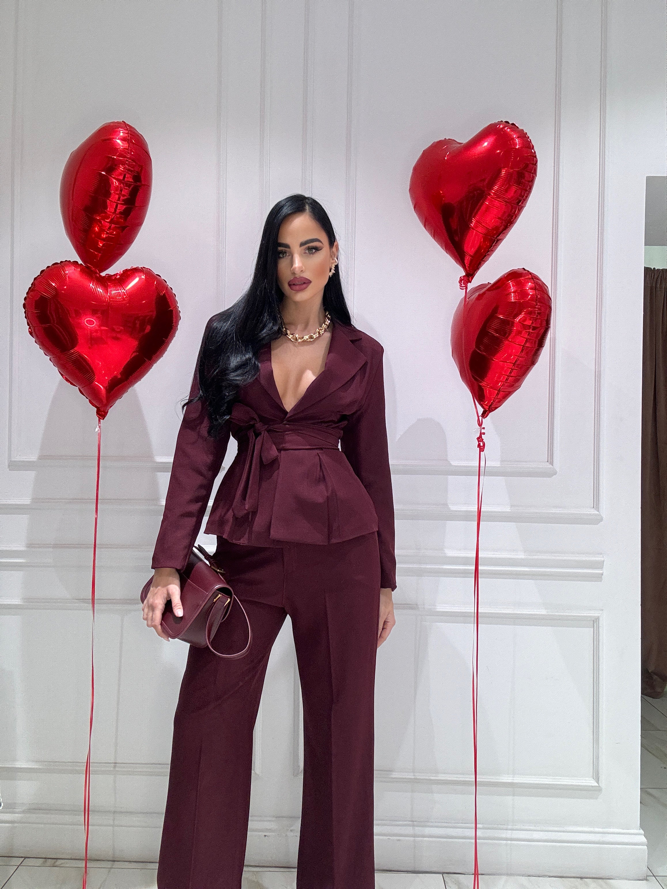 Coordinato  Melania fusciacca