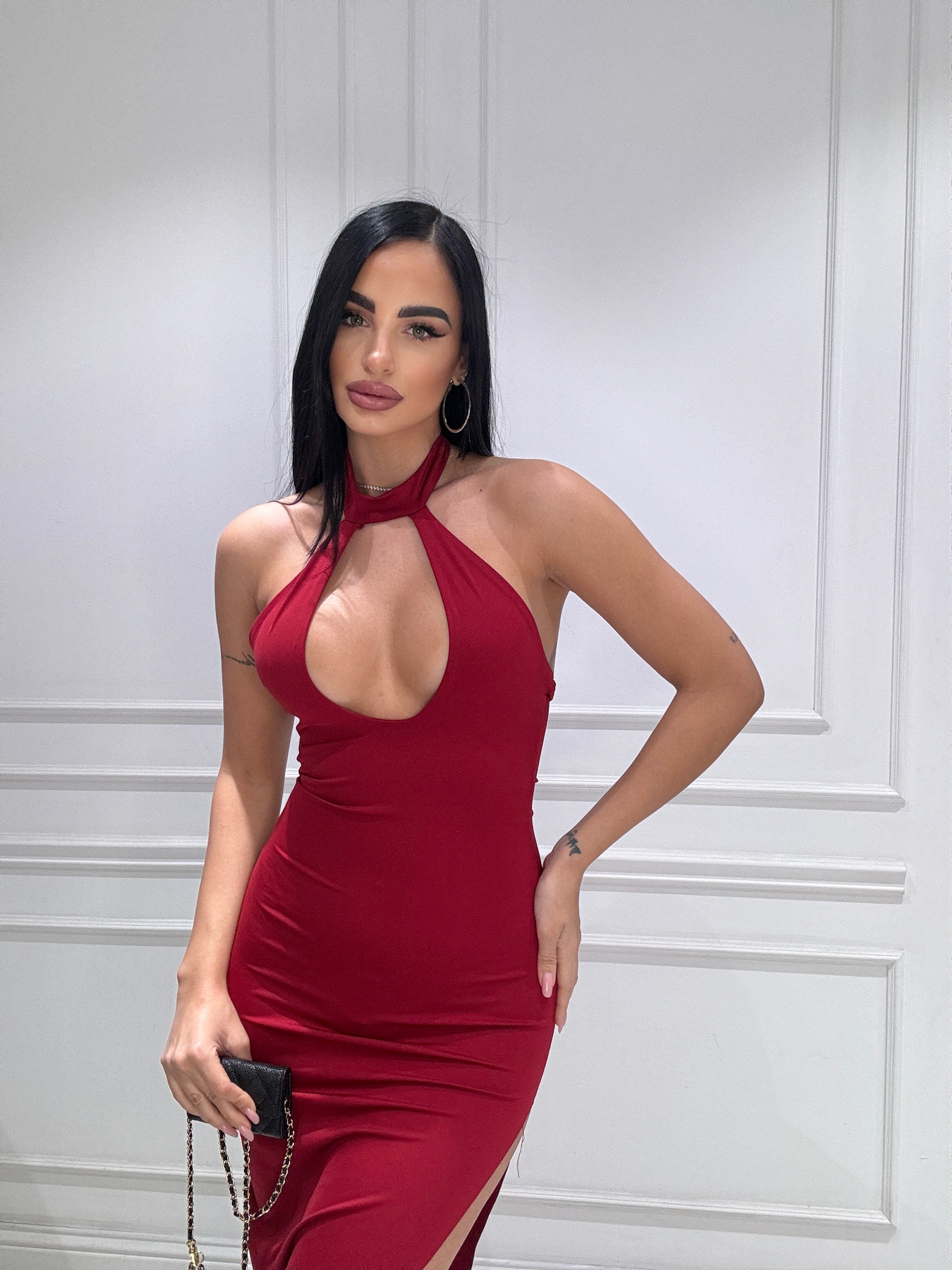 Vestito fiesta red