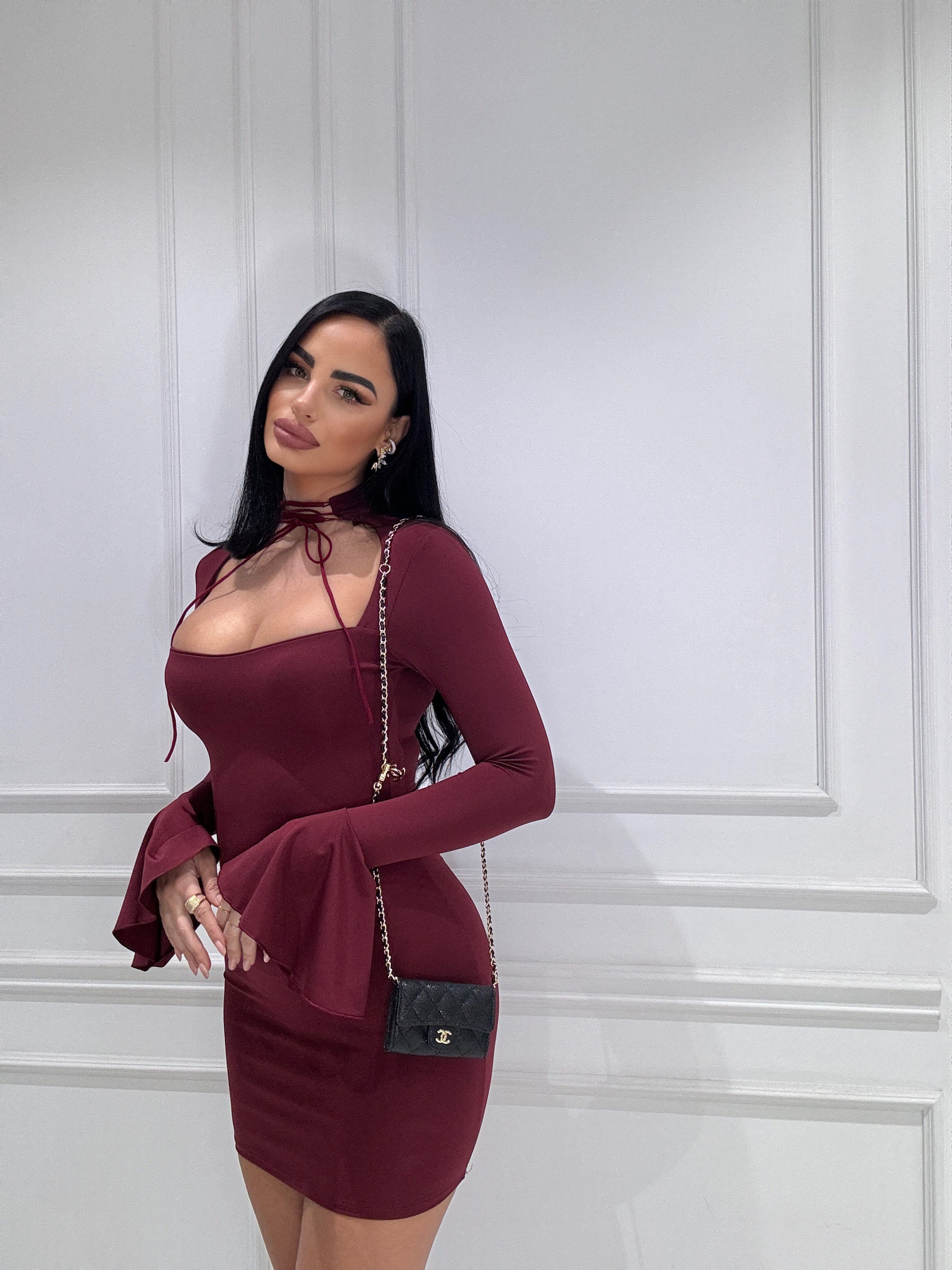 Vestito lovely bordeaux