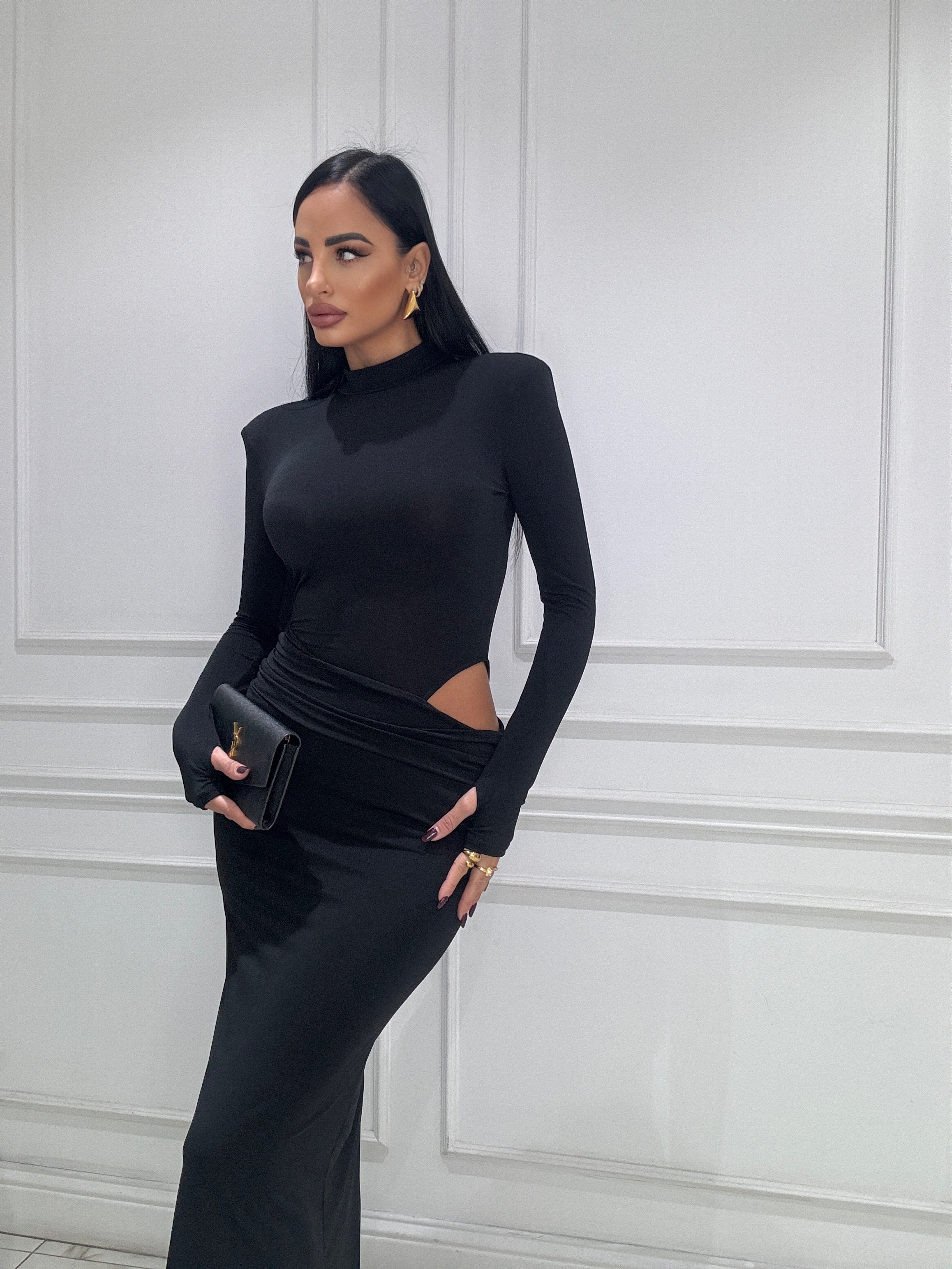 Vestito Carla con apertura