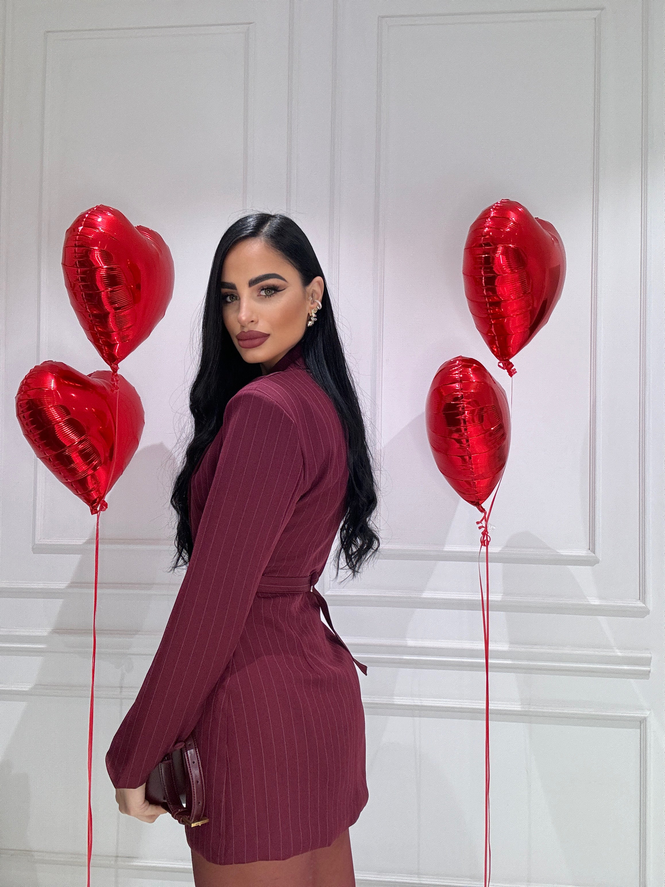 Abito/blazer gessato