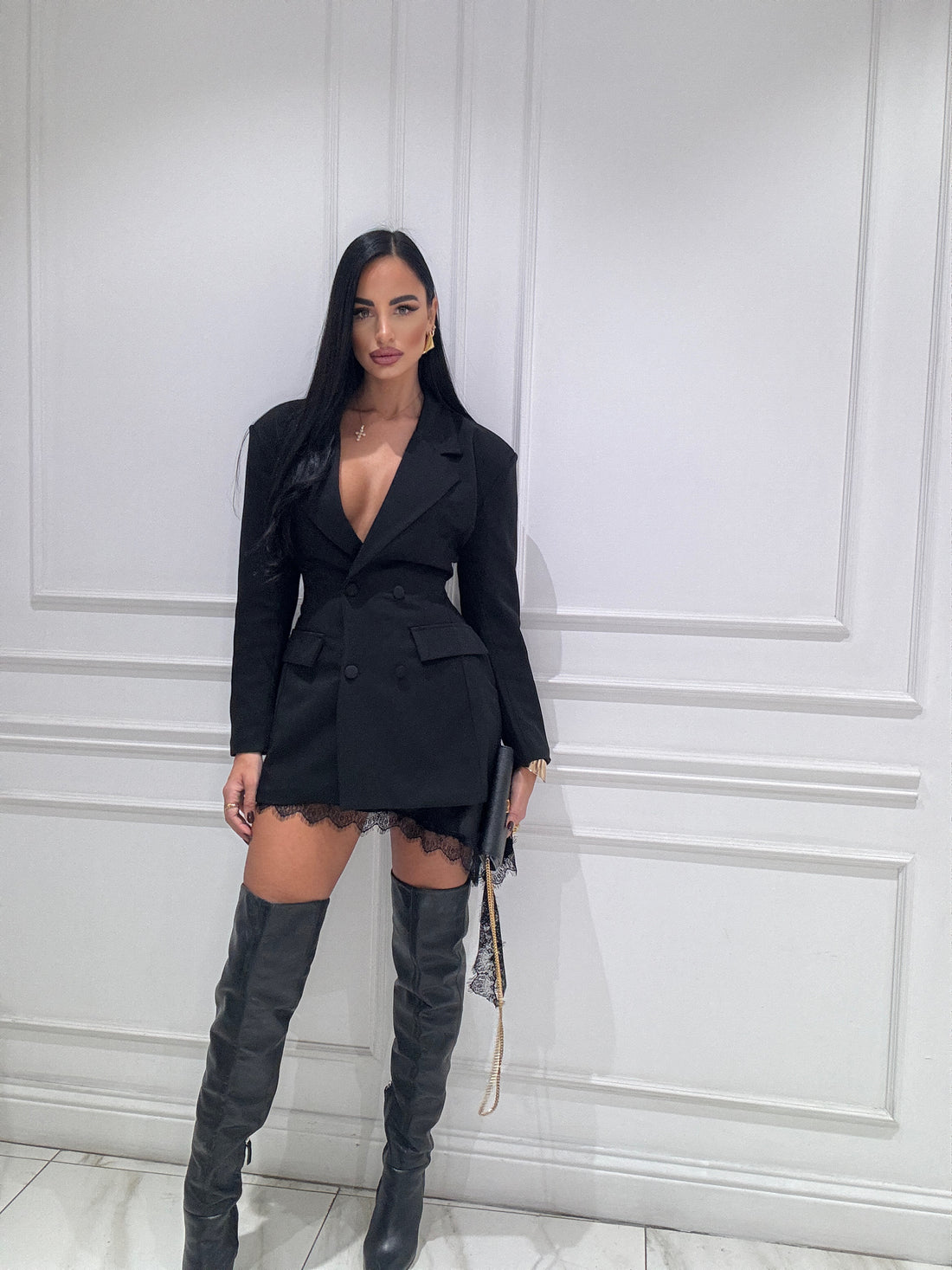 Abito blazer Eleonora nero