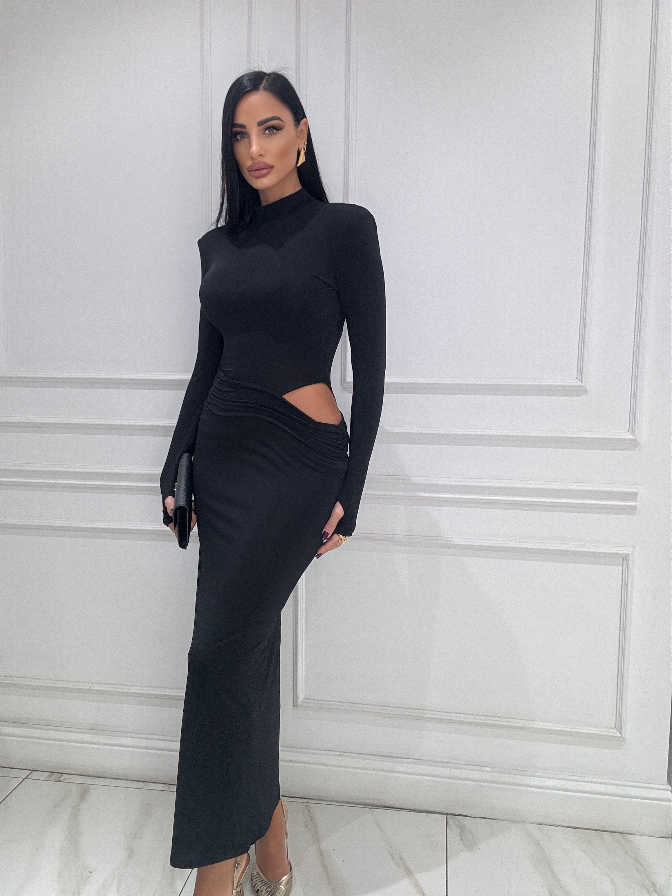 Vestito Carla con apertura