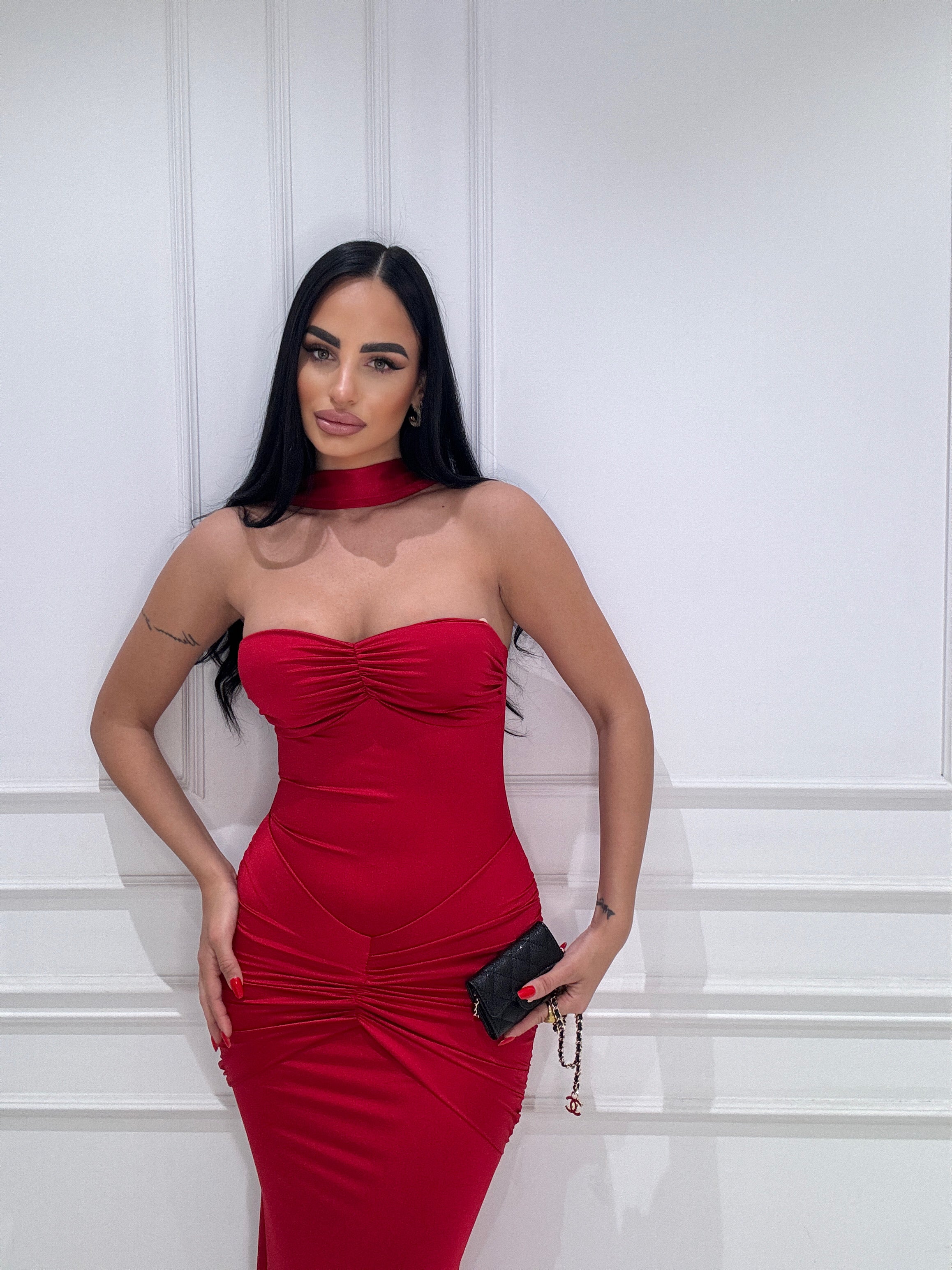 Vestito red velvet
